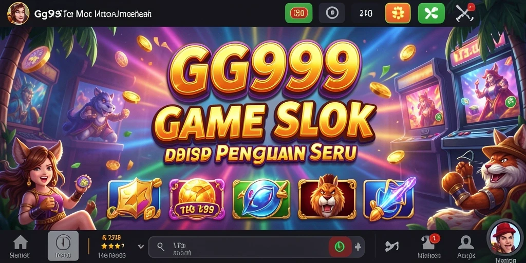 Screenshot utama GG999 menampilkan gameplay Slot yang seru dan menarik.