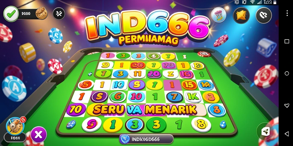 Screenshot gameplay Bingo IND666 yang menyenangkan dan interaktif.