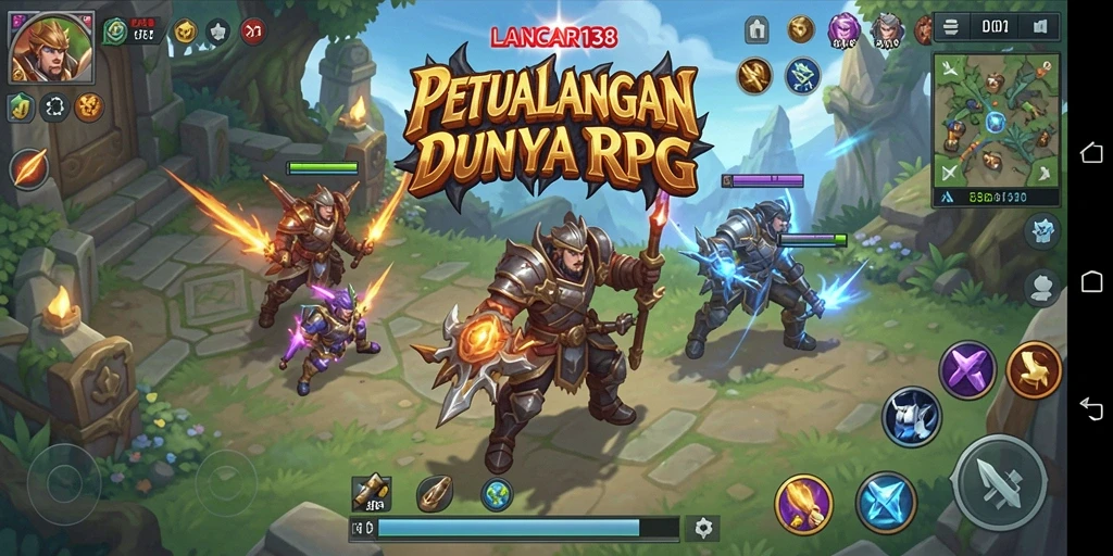 Tampilan gameplay RPG yang menakjubkan di LANCAR138.