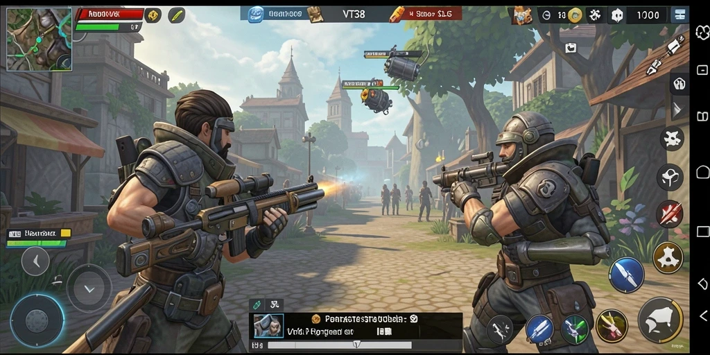 Tampilan gameplay VT38 yang menawan dengan elemen SLG.